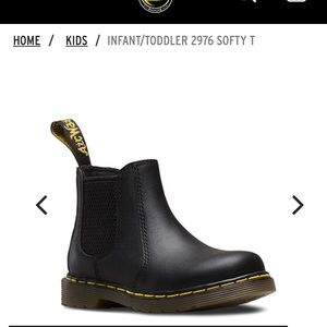 NEW Dr Marten size 11 kids black boots